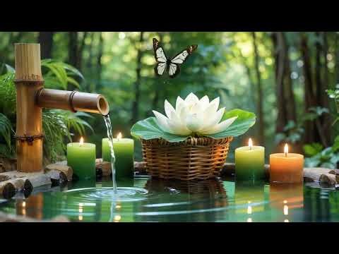 Spa Healing Vibes | Relaxing Music with Waterfall & Nature Sounds 🌸🎧