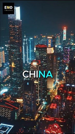 🇨🇳 Nights in China Hit Different: Mesmerizing Cityscapes 🌃 #china4k #china #shortvideo