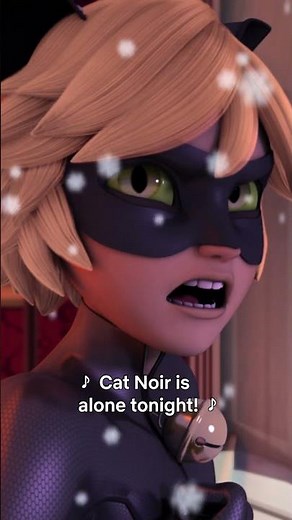 Vengeful cat of the night... 😼 A Christmas Special: Miraculous: Tales of Ladybug & Cat Noir