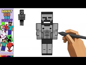 How to Draw Minecraft GIGACHAD Skin – Easy Step by Step Tutorial
