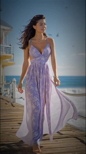 Coastal Chic: The Perfect Summer Floral Maxi Dress Look 🌊✨