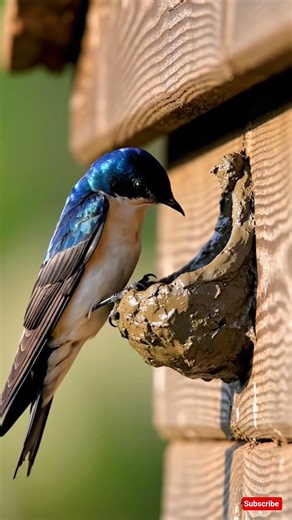 Swallow Bird Building Nest Without Rain | Ultra Realistic Scene ।। #wildlife #birds