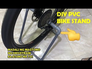 DIY PVC MOUNTAIN BIKE STAND