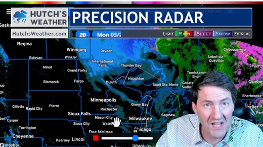 3.3K views · 72 reactions | MONDAY EVENING Fastcast - Radar and Hour By Hour #weatherforecast | Hutch Johnson - Chief Meteorologist | Facebook