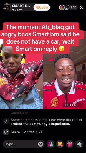 The moment Ab_blaq got angry bcos Smart bm said he does not have a car, wait Smart bm reply ☹️ #smartbm #abblaq #ade #foryoupage #goviral