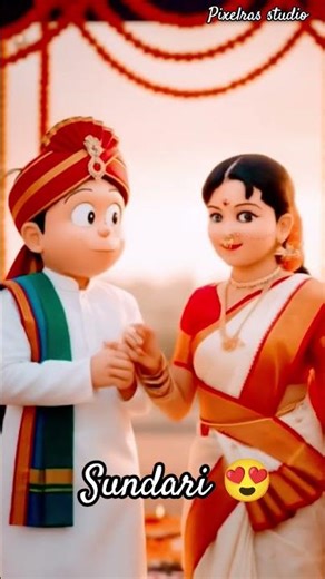 🎶 Nobita Shizuka Romantic Scene | Sanju Rathod Sundari Remix #shorts #song