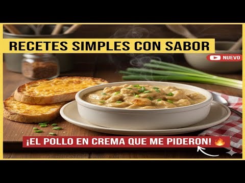 NO HAGAS POLLO EN CREMA ❌ sin ver este TRUCO (Receta Fácil y Jugosa)
