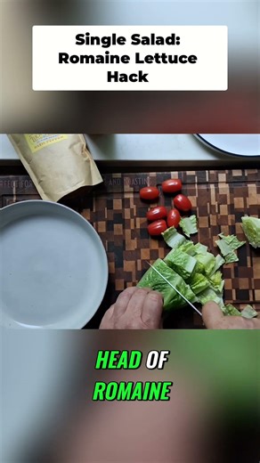 How to Prepare Lettuce for Salad #shorts