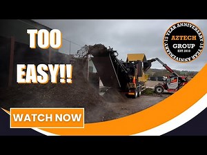 Aztech Group - Ep81: 550HP Shredder DESTROYS our Green waste pile!!