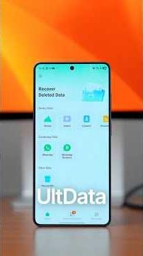 Cara mengembalikan foto yang terhapus di hp Android! - UltData #shorts #android #datarecovery