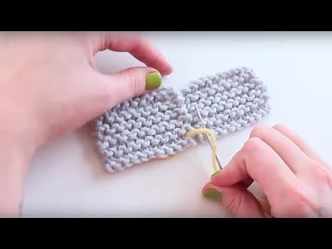 Knitting 101: How to Join Knitting with the Mattress Stitch