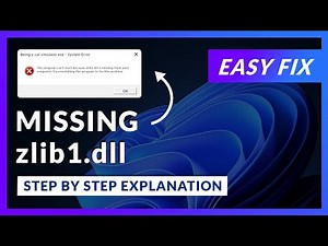 zlib1.dll Error Windows 11 | 2x FIX | 2023
