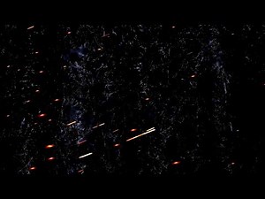 Burning Fire Particles Background Video Effect
