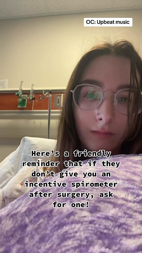 Preventing Pneumonia After Surgery: The Importance of Using an Incentive Spirometer