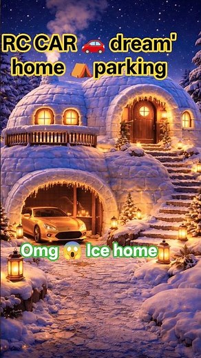 RC CAR 🚗 dream' home 🏠 Ice home #toyswala #ice #homemade #rccars #parking #shorts#ytshorts#trending