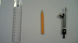 How to construct an angle of 60°