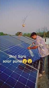 Itna Sara solar panel 😮😮 #solarpannel #funfriendindia #vinaykumar #comedy #hackerom