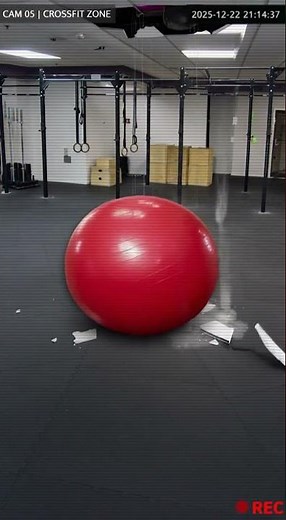 Gym Fail: Exercise Ball Gone Wrong!