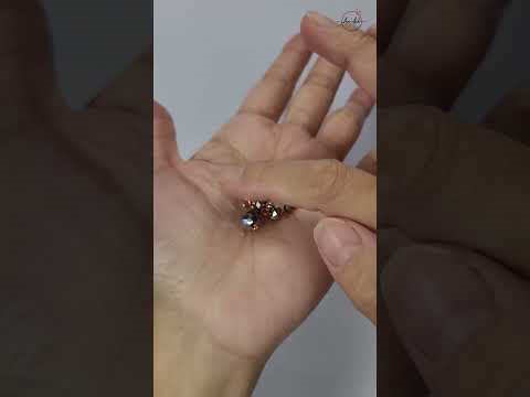 Very simple earring for beginner | Cute and easy jewelry making at home #shortsvideo #handmade