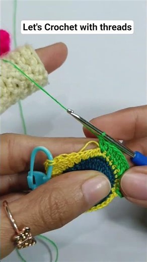 Crochet with threads🧵 is micro crochet 🧐 #crochet#crosia#croche#crocheting#microcrochet#diy#art