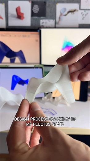 Design Process Overview of my Fluctus chair design 👌 #chairdesign #designprocess #furnituredesign