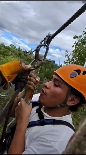 See what happened on the zip line🪂