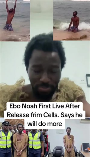 Ebo Noah First Live After Release frim Cells. Says he will do more #ghanatiktok🇬🇭 #ebonoah #viralvideos #8kvideodownloadeffect
