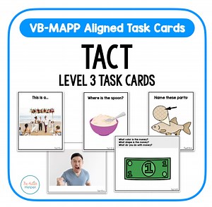 VB-MAPP Task Cards: Tact Level 3