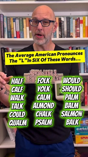 Which of these words do you pronounce the L? #brainteaser #vocabulary | Dave Barton