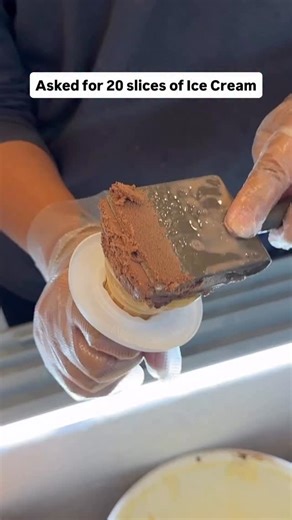 Have you ever tried Sliced Ice Cream?? 🍦 @theoriginalrainbowcone has been around for nearly 100 years and their signature move is sliced ice cream stacked tall on a cone. How many slices would you ask for?? | Foodbeast