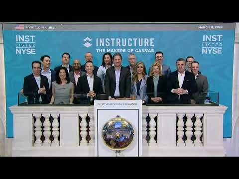 Instructure (NYSE: INST) Rings The Closing Bell®
