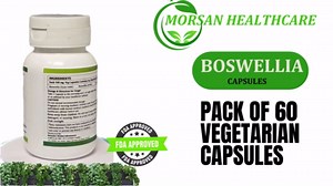 Shallaki (Boswellia serrata) 500 mg, Pure Herbal Supplement, Pack of 60 Veg. Capsules (1)