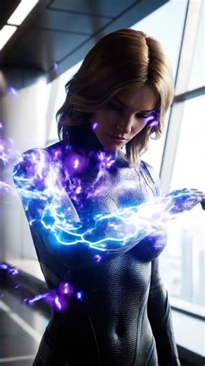 Computer superhero transforming