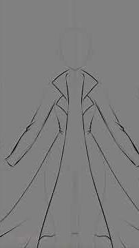 Easy sketch outfit design - Speedpainting #1