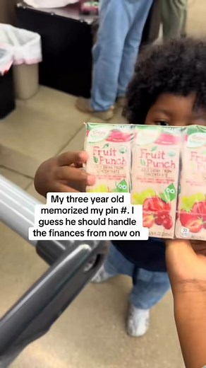 I let this boy type my PIN number in one time now he done memorized it 😅😅 #homeschool #toddlersoftiktok #toddlerlife #toddlerlearning | Kendall the Mom