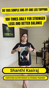 20K views · 304 reactions | Do This Simple One-by-One Leg Tapping 100...