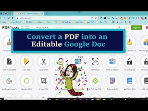 Convert PDFs to Editable Google Docs