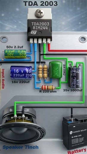 Mini amplifier module for Battery, #tech #technology #viral