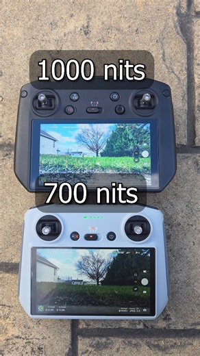 Ben Rossman on Instagram: "DJI RC vs RC PRO brightness comparison ☀️ #dji #drone #djimavic #djidrone"