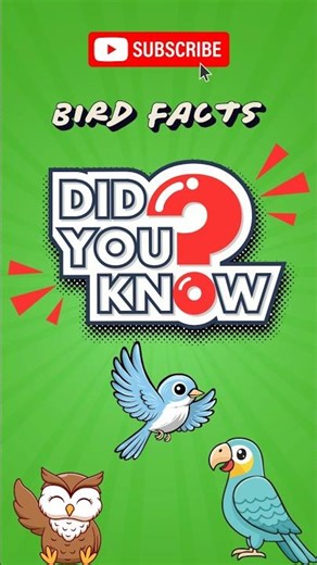 Did You Know? 🐦 3 Amazing Bird Facts for Kids | Fun Learning #shorts