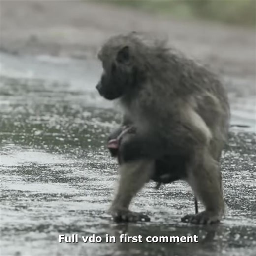 450K views · 5.9K reactions | OMG! Never See Baboon Gives Birth Before  Check full vdo in first comment | Hello Monkey | Facebook
