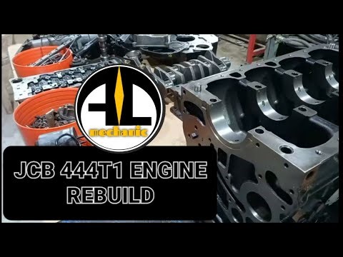 JCB 444T1 ENGINE,Paano mag-setting ng main bearing at crank shaft
