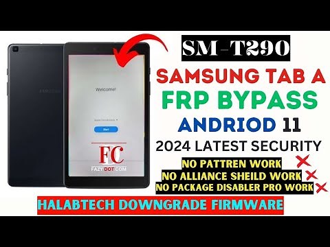 Samsung Galaxy Tab A Frp Bypass Andriod 11 | SM-T290 Frp Bypass | Tab A frp New Method
