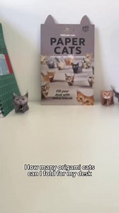  Fold cute origami animal joy! Guided kit for cats, dogs, cows & dinos! Our origami set suits cosy evenings in or a fun crafternoon. Bringing calm creativity to your days.  Unwind with craft fun – perfect for gifting or you!  | 7#Herimaria | Facebook
