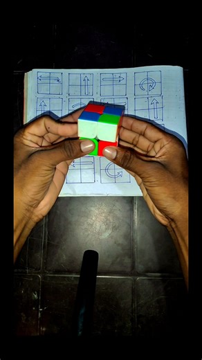 How to solve Rubick's cube || only 60 second || #cubesolve