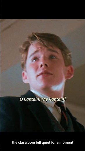O Captain! My Captain!" — The Most POWERFUL Classroom Scene Ever! 😭🔥#shorts