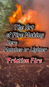 972K views · 17K reactions | The art of making fire, Zero Matches or Lighter #firemaking #primitivefirelighting | dalemgumino | Facebook