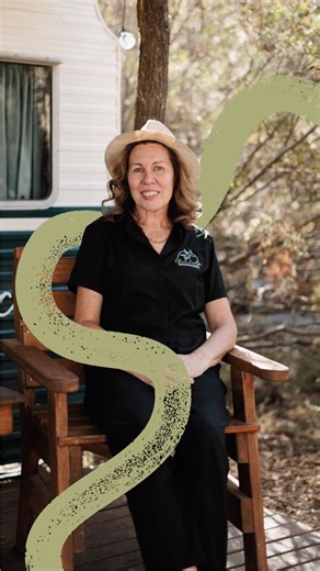 Meet Gaby Hogg 💚 She turned a sheep paddock into Charm Lodge, a peaceful farm stay on the edge of Lake Charm. There’s a vintage caravan in an olive grove. A dome tent designed for switching off. An outdoor bath under big skies. It’s the kind of place guests stumble across and never want to leave. Before Charm Lodge, Gaby and her husband Lindsay were planting tree corridors across the district with their local Landcare group, restoring habitat and bringing life back to the landscape. That same c