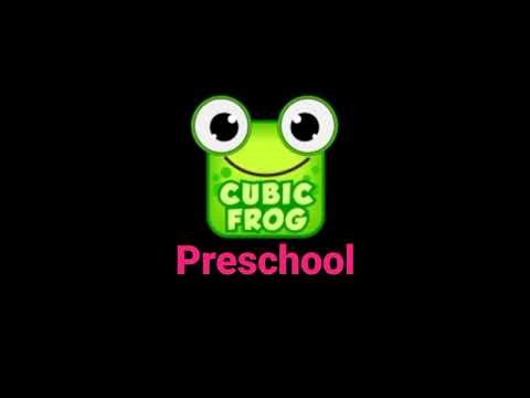 Cubic Frog Preschool 2021-2025 Logo Remake