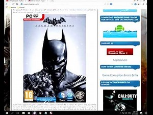 How To Download Batman Akrham Orgins For PC